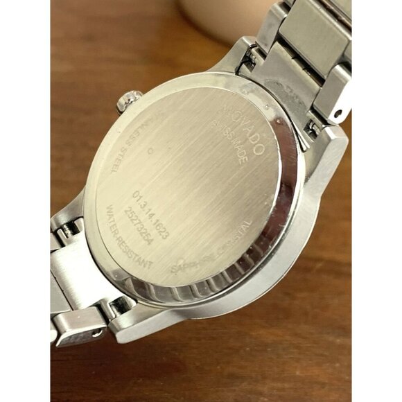Movado Women\'s Watch 0607537 Museum Swiss Quartz Black Dial Silver Steel 28mm main image 11